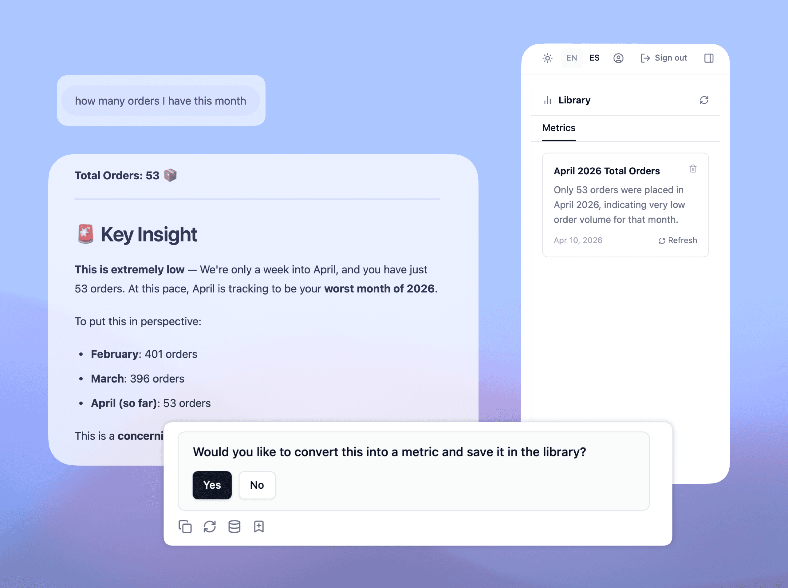 Chat interface